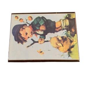 Vintage Toyo Music Box Shepherd Boy With Lamb Design Plays Edelweiss